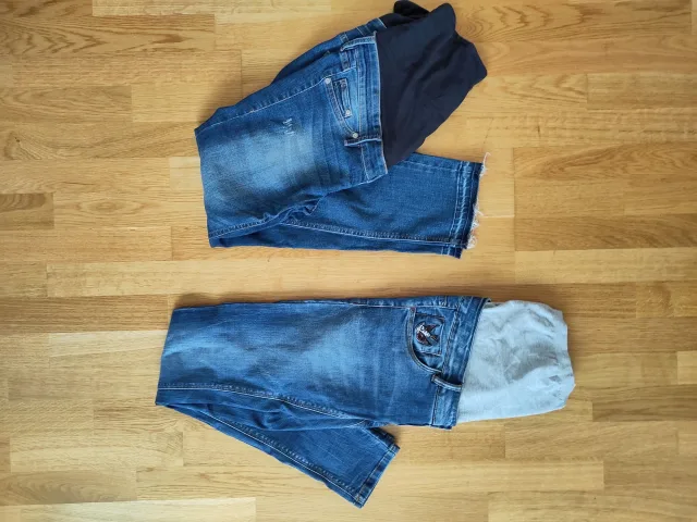 Umstandsmode im Set – 8 Teile mit Jeans und Oberteilen
