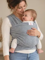 Happy Walk Baby-Tragetuch grau – 4,9 m, Bild 4